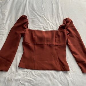 Aritzia Cabo Top in Rustwood